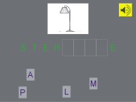 Aufgabenbild Therapiemodul Schriftsprachproduktion: Einzelheitliches Schreiben 4