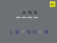 Aufgabenbild Therapiemodul Schriftsprachproduktion: L&uuml;ckenwort initiale Position