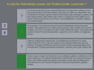 Aufgabenbild Therapiemodul Textverarbeitung: Textteile ordnen