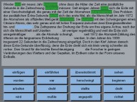 Aufgabenbild Therapiemodul Textverarbeitung: L&uuml;ckentext Nomina