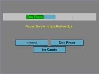 Abbildung Therapiemodul Syntax: Satzbildung Konstituent