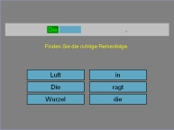 Abbildung Therapiemodul Syntax: Satzbildung W&ouml;rter 1
