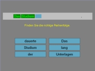 Abbildung Therapiemodul Syntax: Satzbildung W&ouml;rter 2