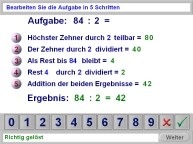 Aufgabenbild Therapiemodul Rechnen 02: Division gr&ouml;&szlig;erer Zahlen