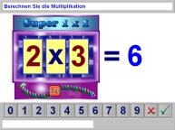 Aufgabenbild Therapiemodul Rechnen 02: Multiplikation, &Uuml;bungen kleines 1x1