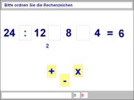 Aufgabenbild Rechnerisches Denken: Rechenkette