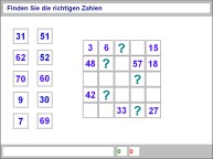 Aufgabenbild Rechnerisches Denken: Matrix