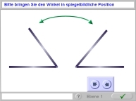 Aufgabenbild R&auml;umlich kognitive Leistungen (Spiegelung)