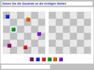 Aufgabenbild r&auml;umlich perzeptive Leistungen: Positionen
