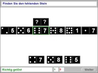 Aufgabenbild Zahlenverst&auml;ndnis: Domino